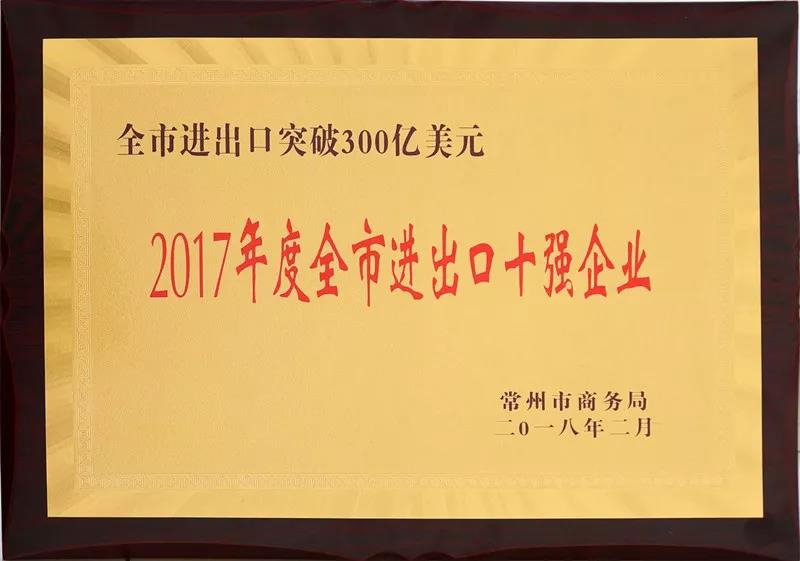 世俱杯app官方荣列全市进出口十强单位